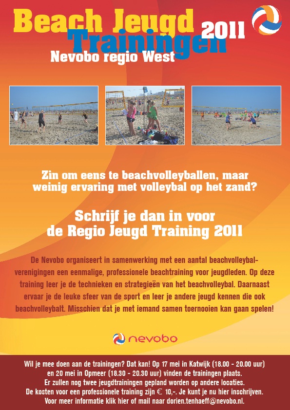 Beach Jeugd Trainingen 2011