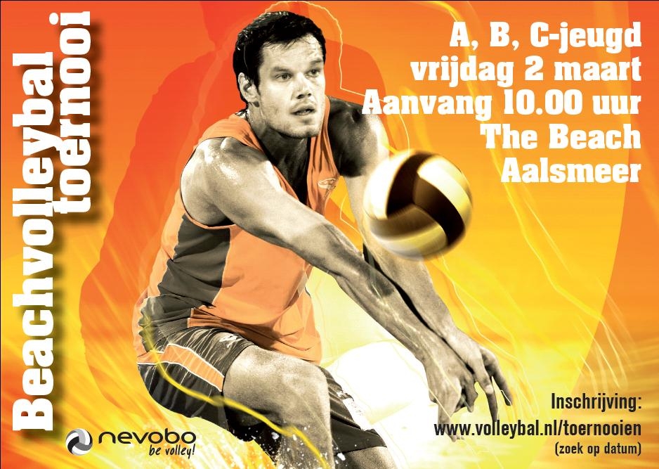 Beachvolleybaltoernooi Jeugd op 2 maart 2012