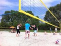 Opening beachvolleybal seizoen bij de Zandbak op zaterdag 28 april 2012