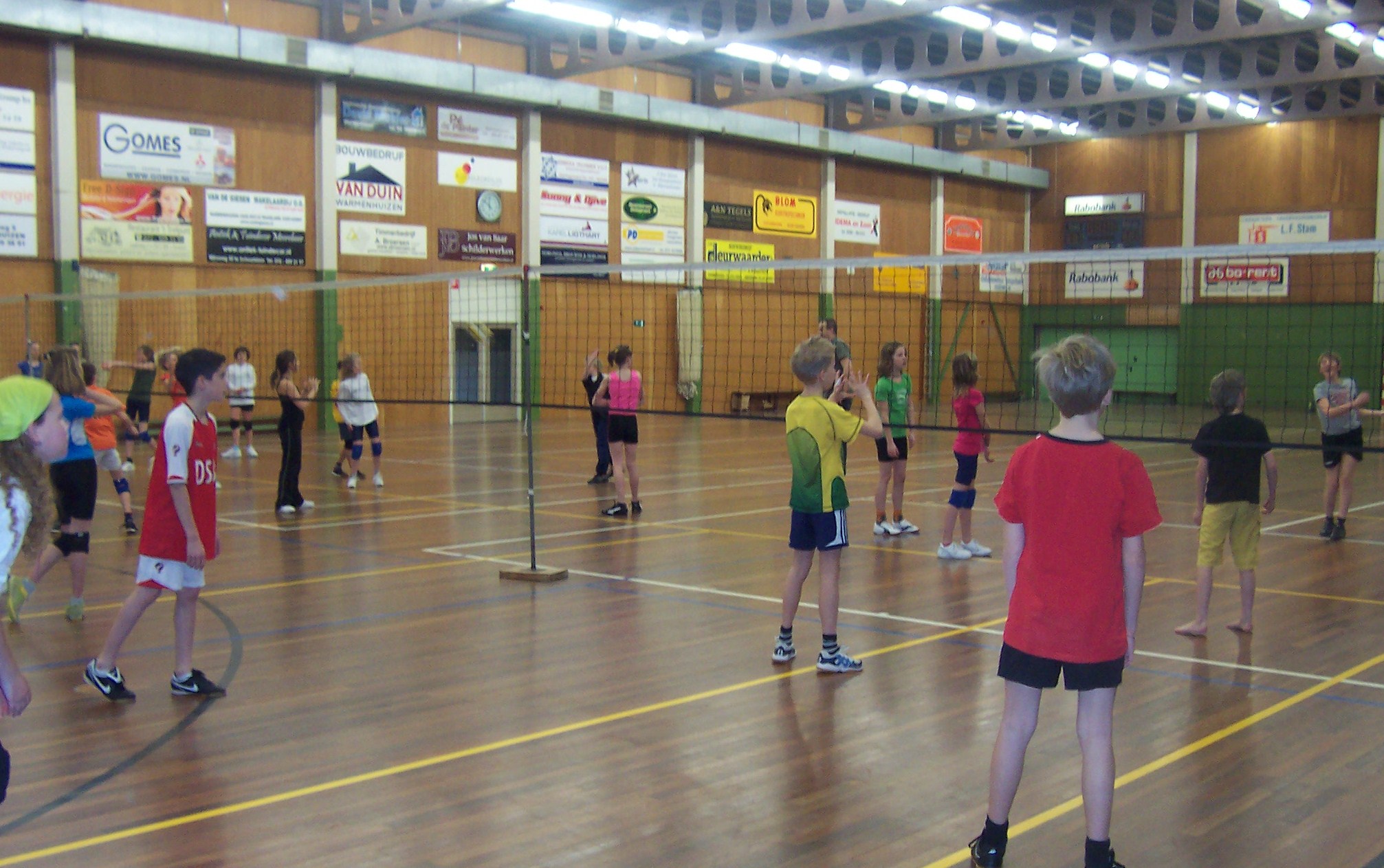 Laatste training voor het Scholentoernooi