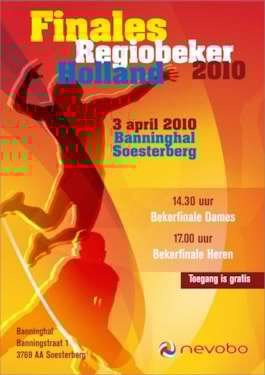 Finales Regiobeker Holland 2010, 3 april 2010, Banninghal Soesterberg