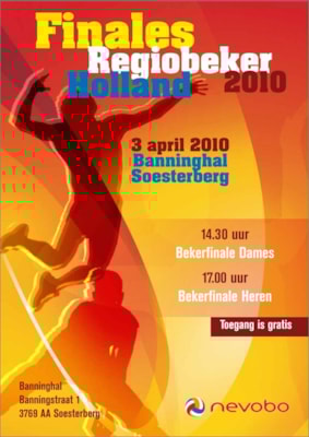 Finales Regiobeker Holland 2010, 3 april 2010, Banninghal Soesterberg