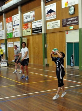 goed bovenhands oefenen Max!