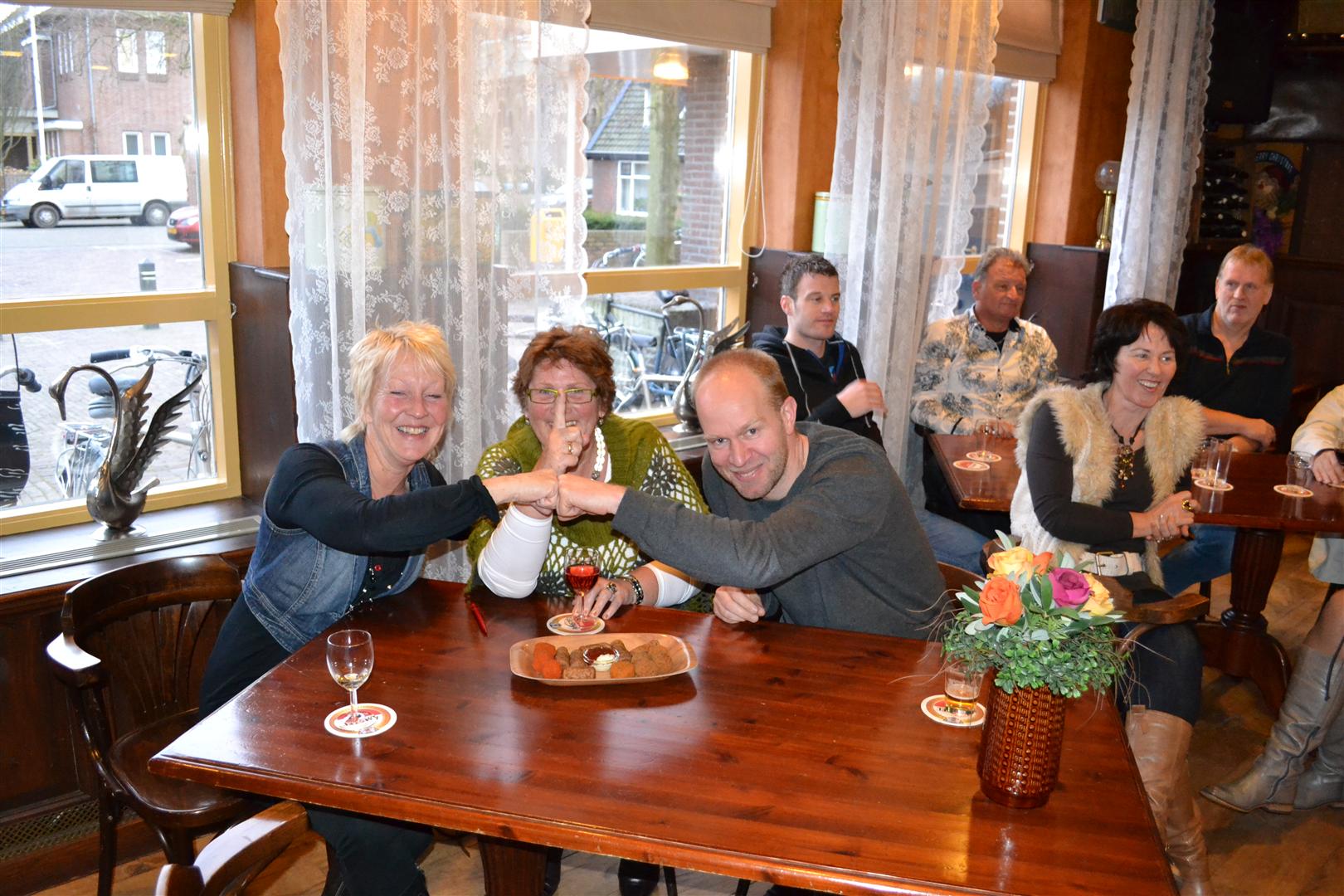 Sponsormiddag bijzonder gezellig !!