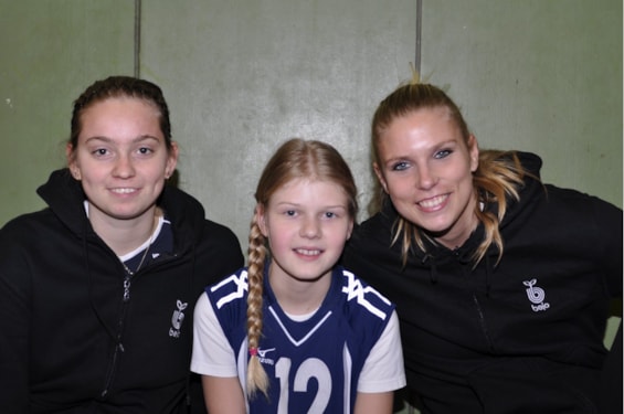 Fabiën met Kaira en Floortje