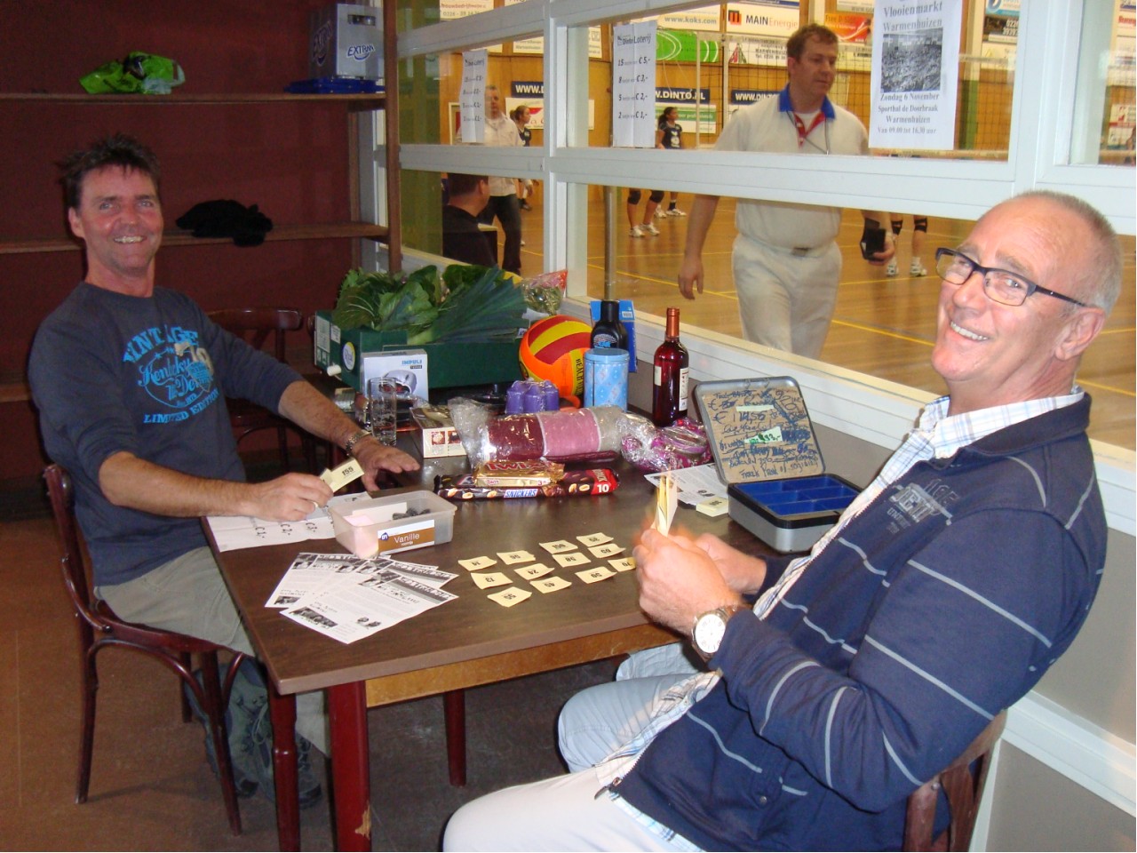 Lotenverkoop bij de thuiswedstrijden