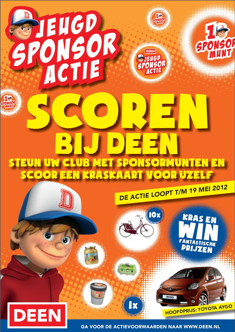 Denken we nog aan de Jeugdsponsoractie van Deen? 