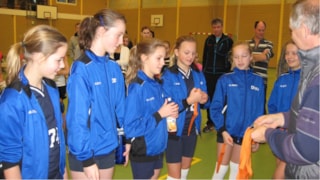 Uitreiking van de ”gouden” medailles