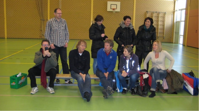 De enthousiaste supporters