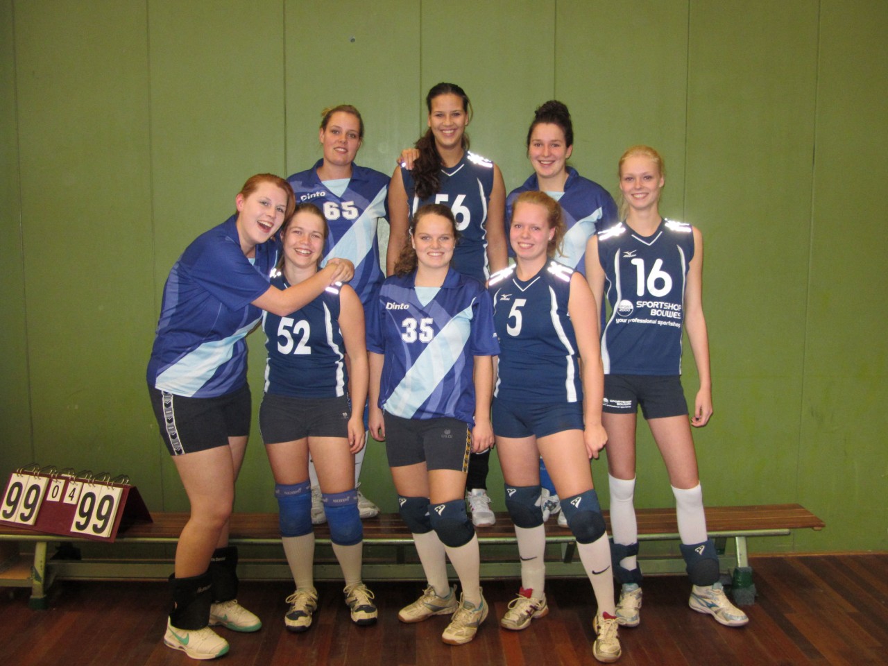 Dinto dames 4 Kampioen 3e klasse C