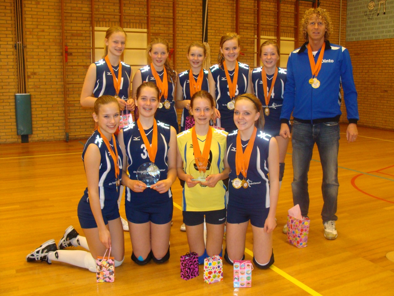 Meisjes A1 (C1) Kampioen Meisjes A 1e Klasse!