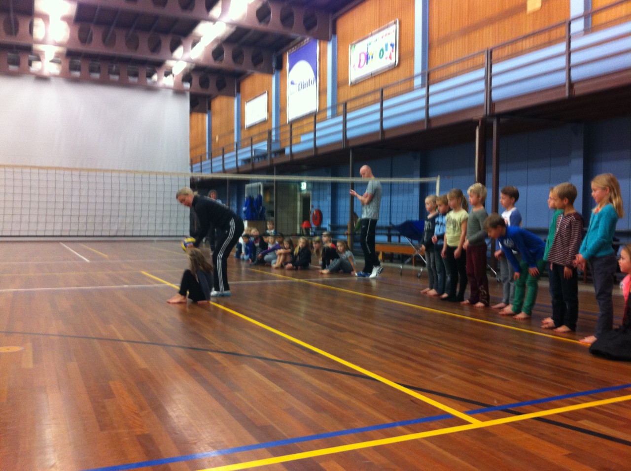 Trainen voor het Scholentoernooi