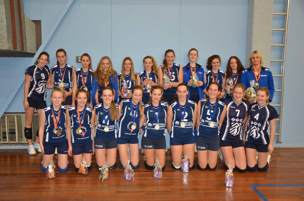 Het  5e kampioenschap  bij de A-B-C- jeugd werd gisterenavond binnengehaald.