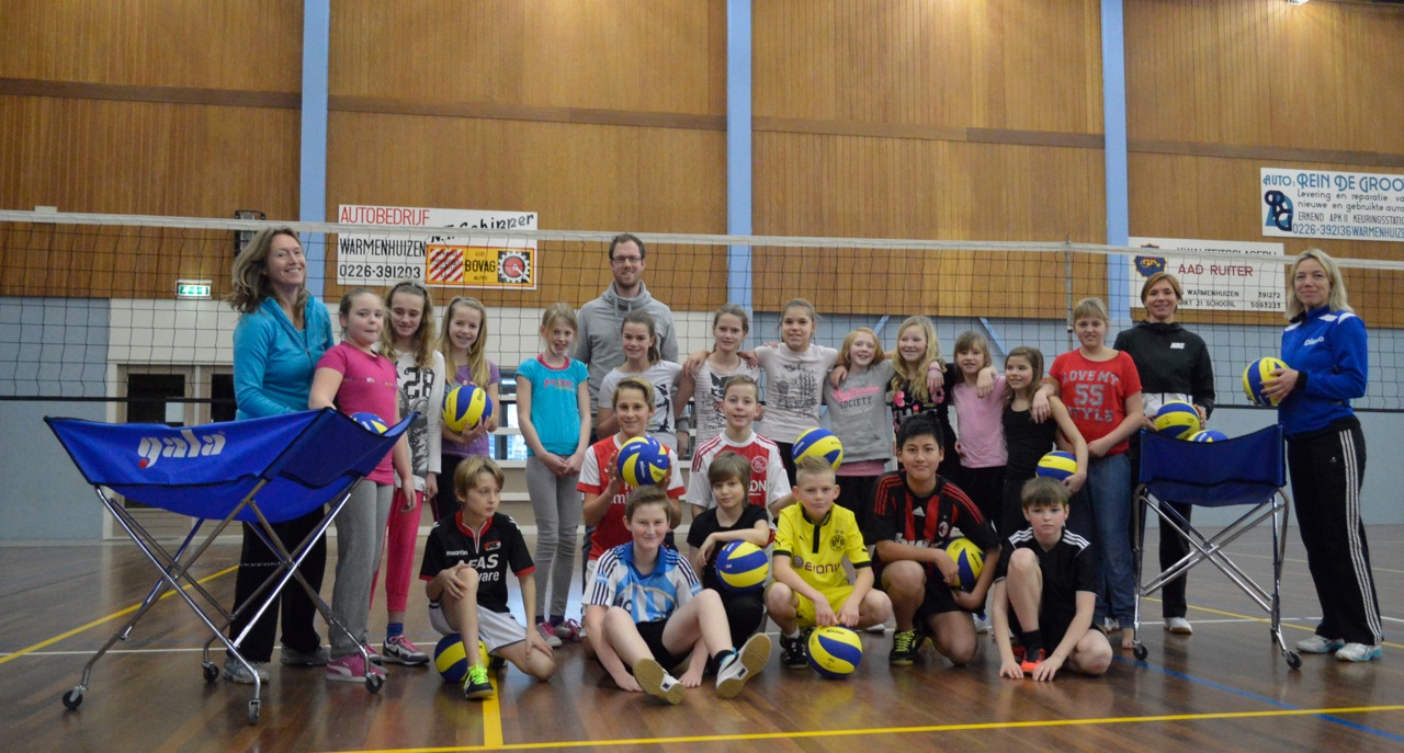 Oefenen voor het scholentoernooi