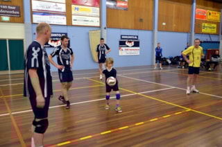 De wedstrijd gaat beginnen