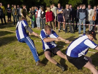 Touwtrekken waarschijnlijk niet