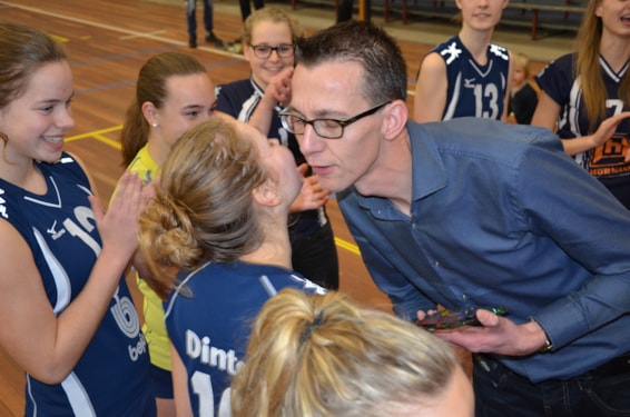 Dat waren heel wat kussen, met al die meiden