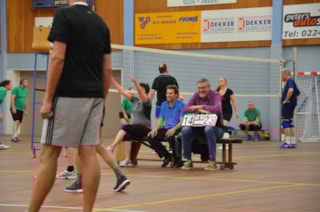 Iedereen werd ingezet om te tellen, hier de vader van Juliet Kor