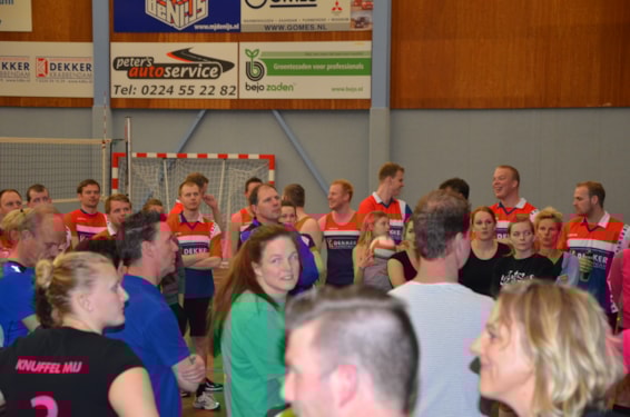 Wachten op de prijsuitreiking