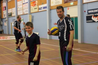 Met heren 1 speler Niels van Baar