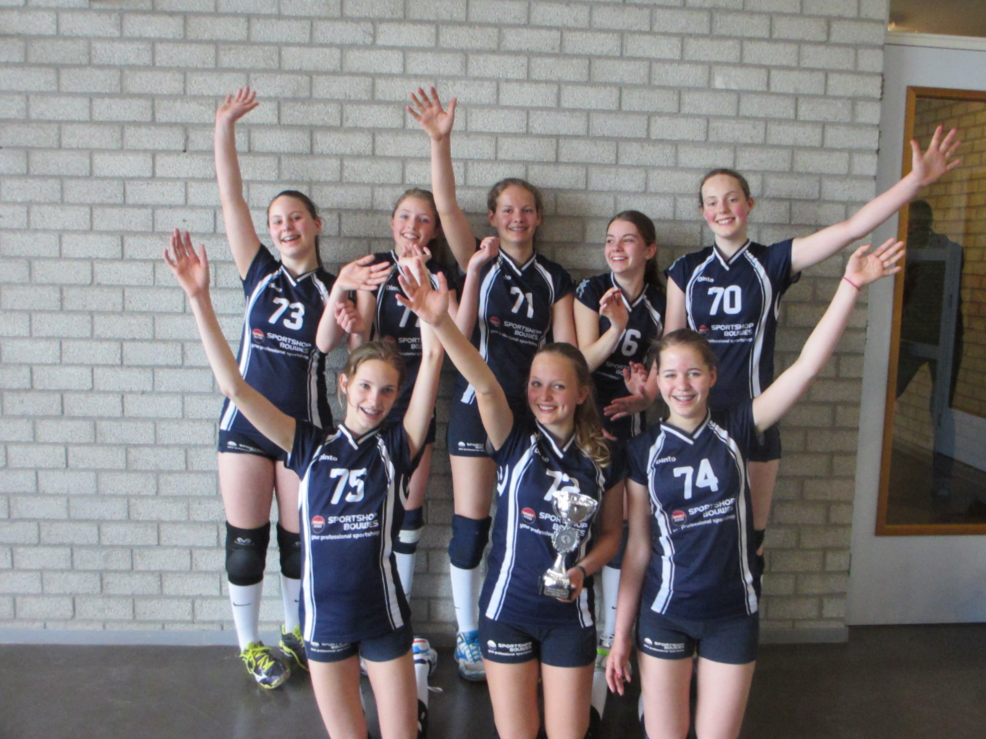 Meiden C1 eerste bij het Holland Top Toernooi