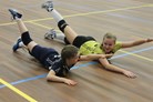 warming-up met Pernilla