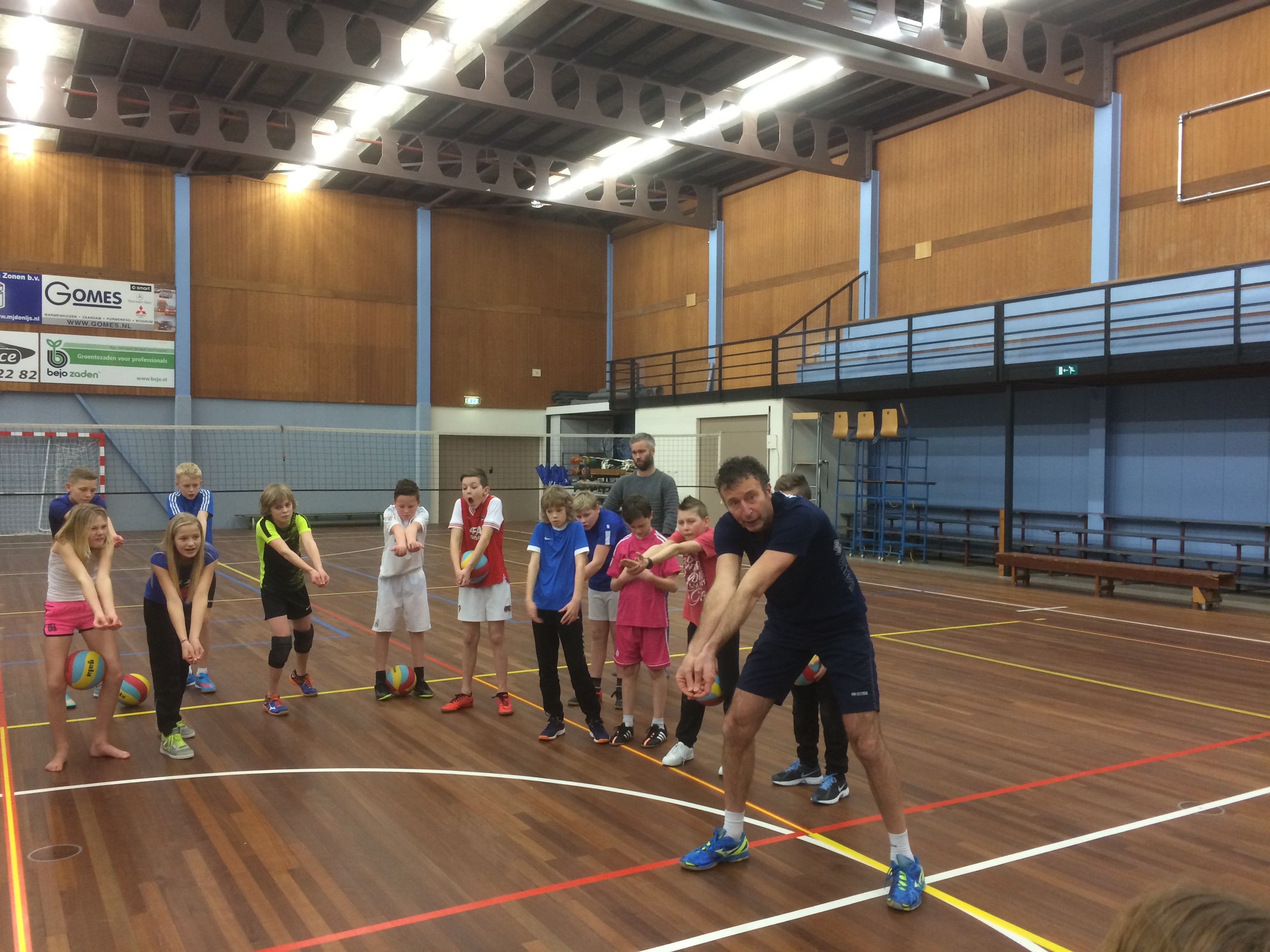 Trainen voor het scholentoernooi