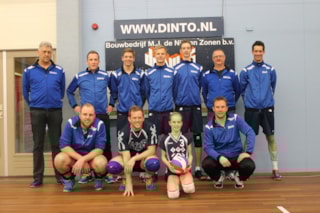 Noëlle met de Dinto mannen