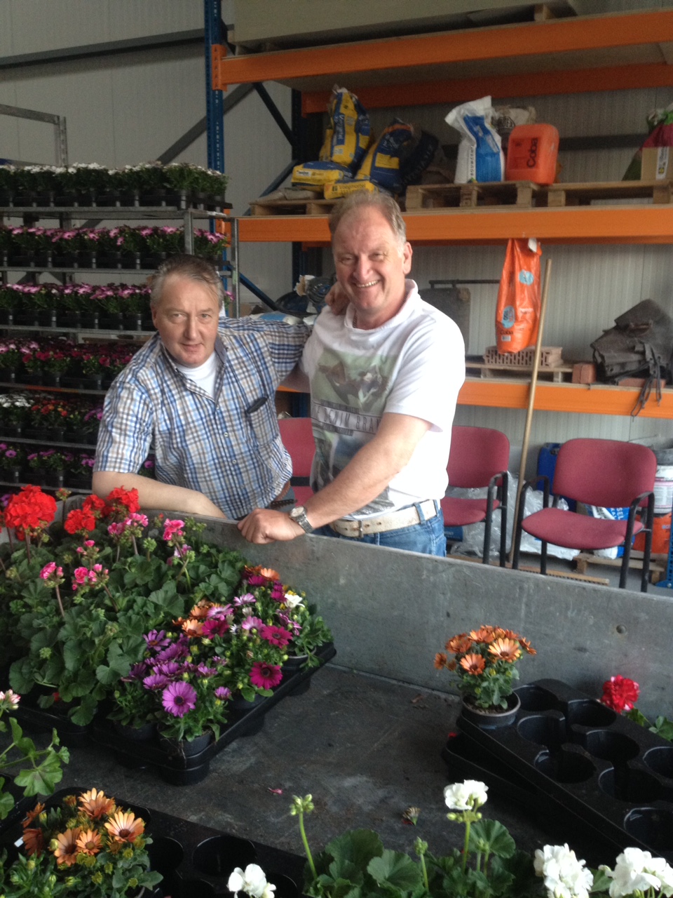 Plantenactie 2016 in de volle zon!