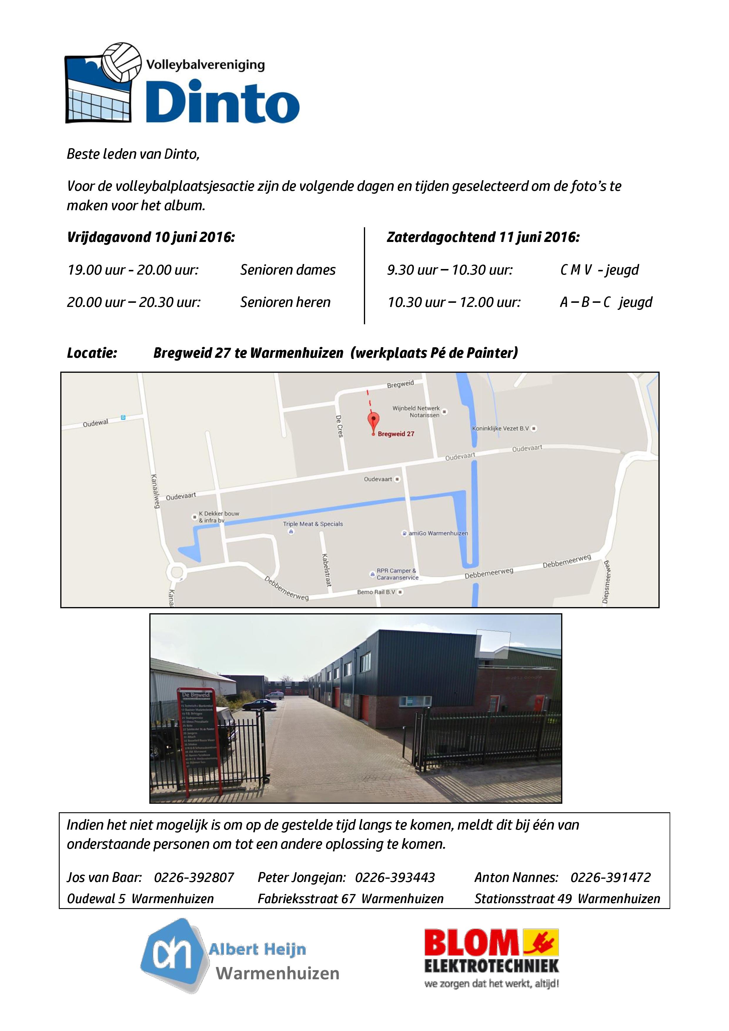 Data fotoshoot volleybalplaatjesactie AH bekend!