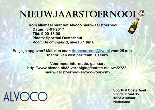 nieuwjaarstoernooi poster