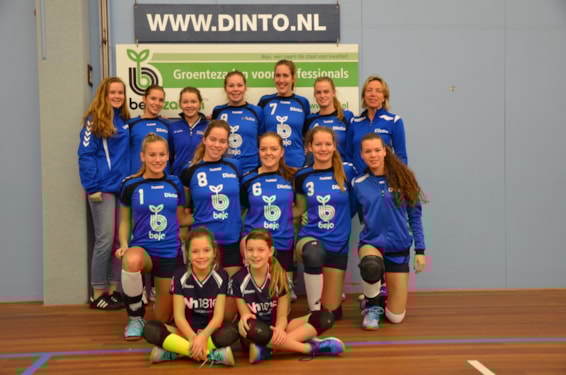 met teamgenootje Nina