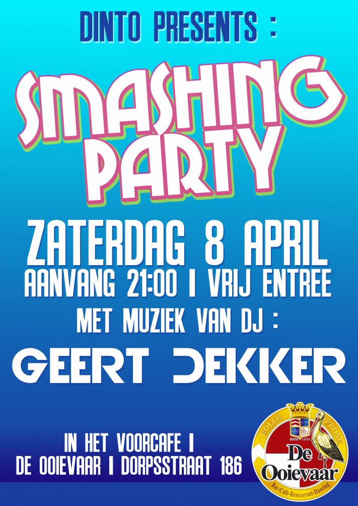 Dinto Presents: Smashing Party