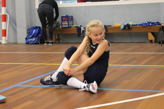 de warming up van Myke