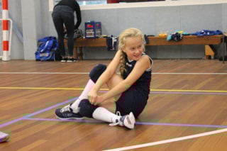 de warming up van Myke