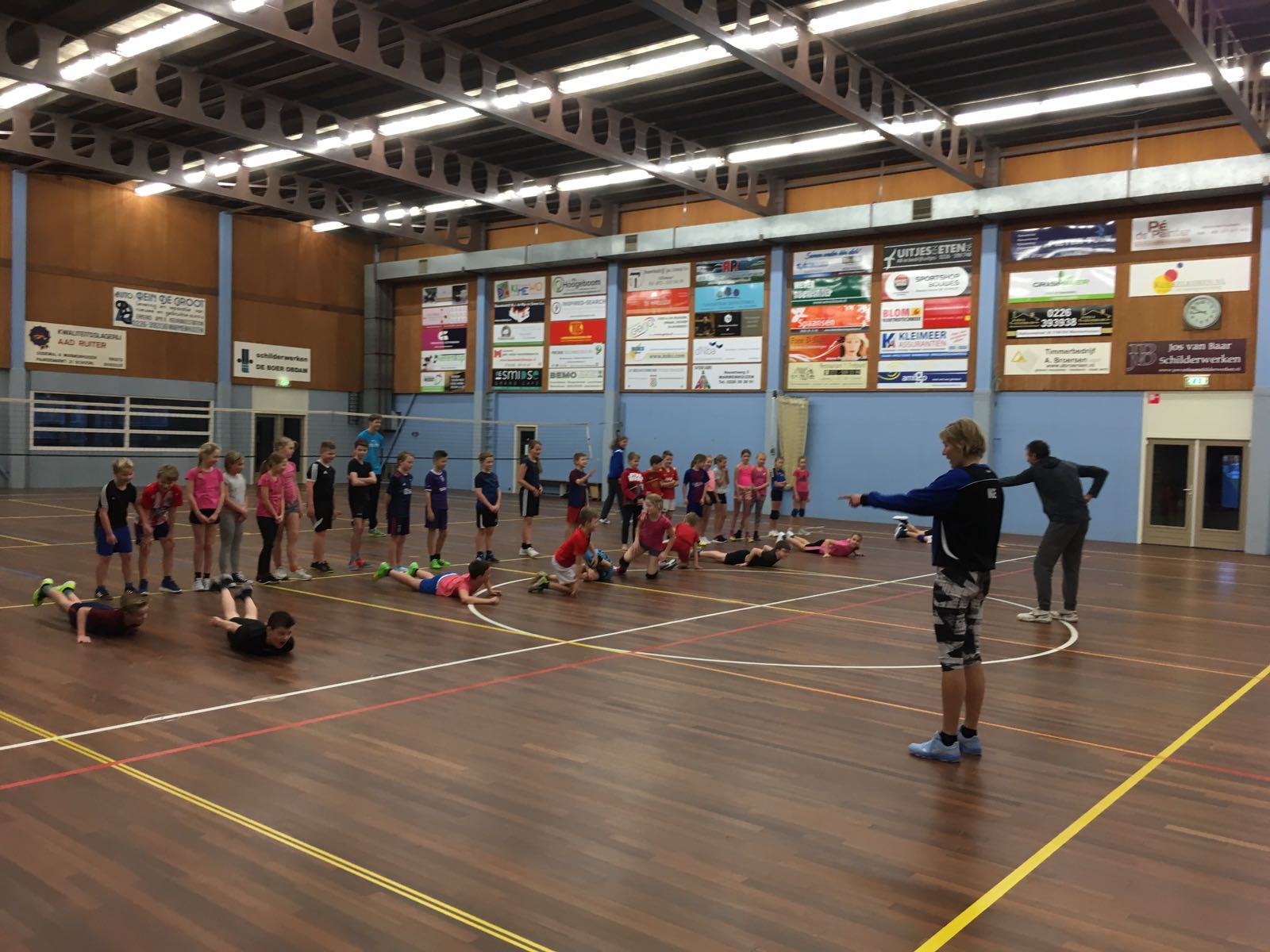 Training voor het Scholentoernooi
