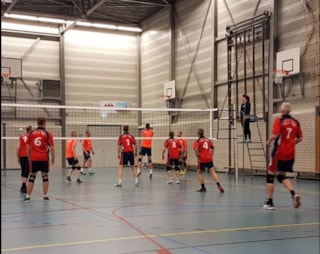 Jorunn in actie bij het examen VS2