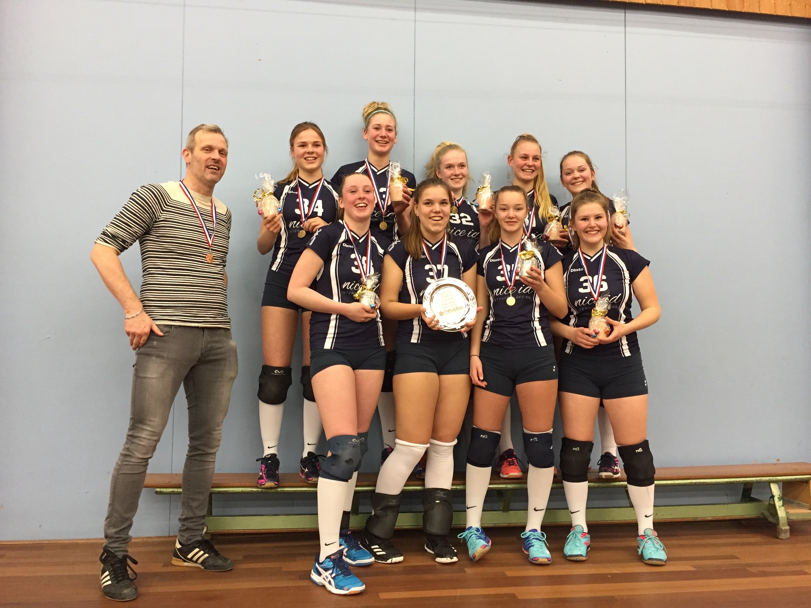 Meiden B1 kampioen in de Topklasse