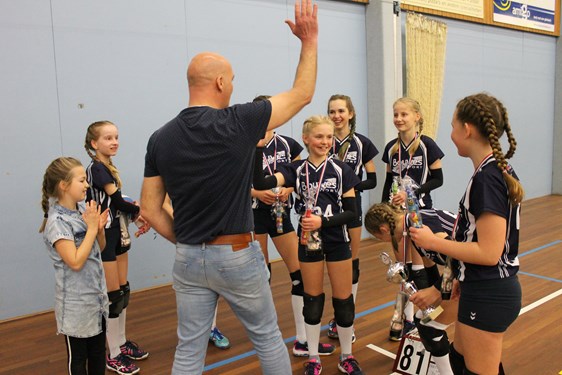 Meiden C2 kampioen 14-4-2018