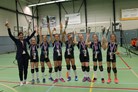 De kampioen met hun coach Nynke 21-04-2018