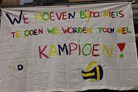 spandoek gemaakt door de meiden van Dinto 3
