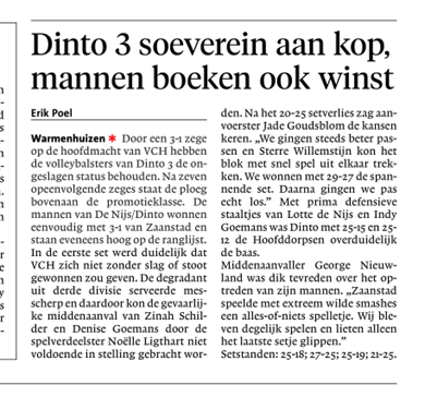 Krant 7-11-18 dinto dames 3