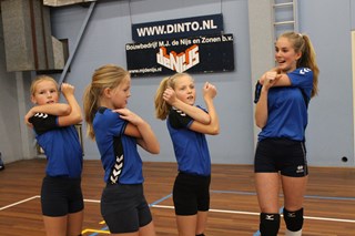 Even strechen meiden, samen met Noëlle