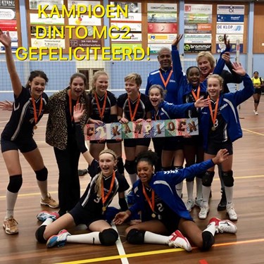 2019-12-14 Kampioen 1e klasse MC2