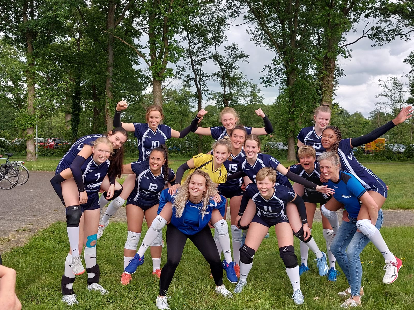 Nog geen winst voor Dinto teams, maar heel veel plezier