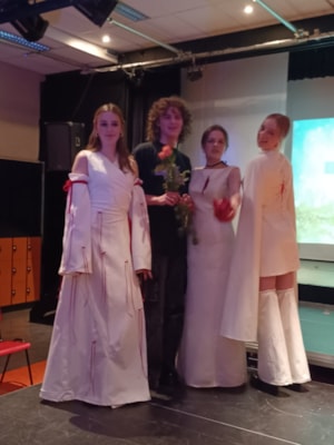 Met de ontwerper v.d. creaties Mees IMG-20230404-WA0008