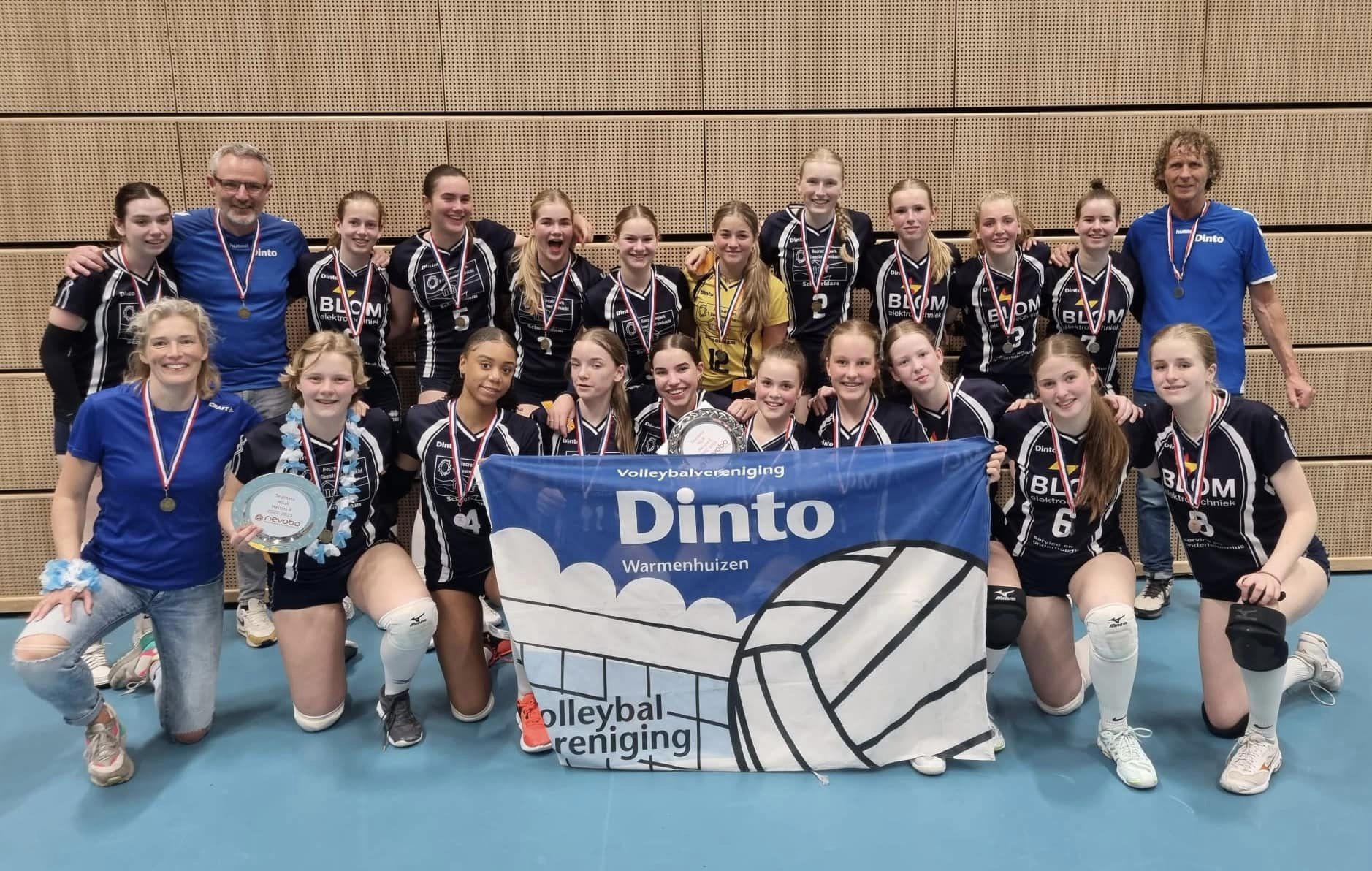 Dinto teams 2e en 3e bij het NGJK 2023