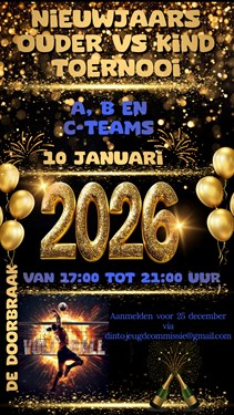 Ouder vs Kind Toernooi 10 januari 2026