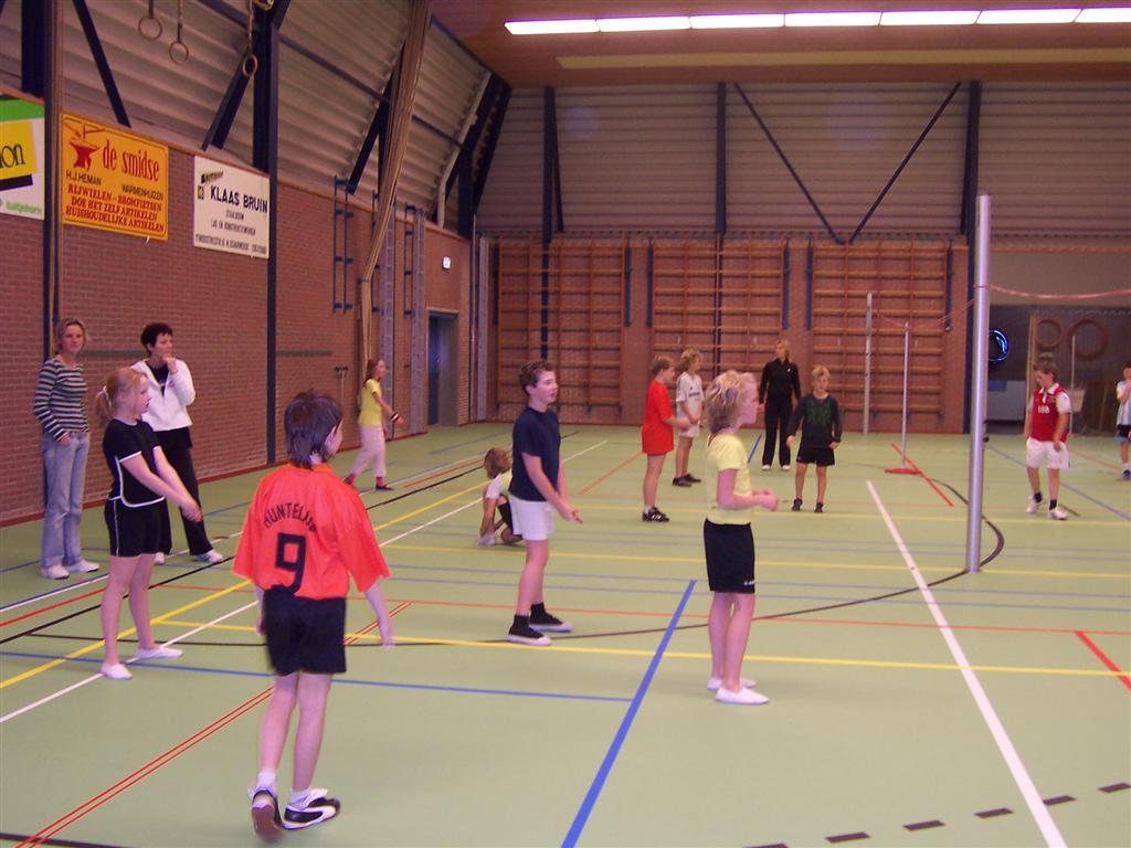 Oefenen voor het scholentoernooi