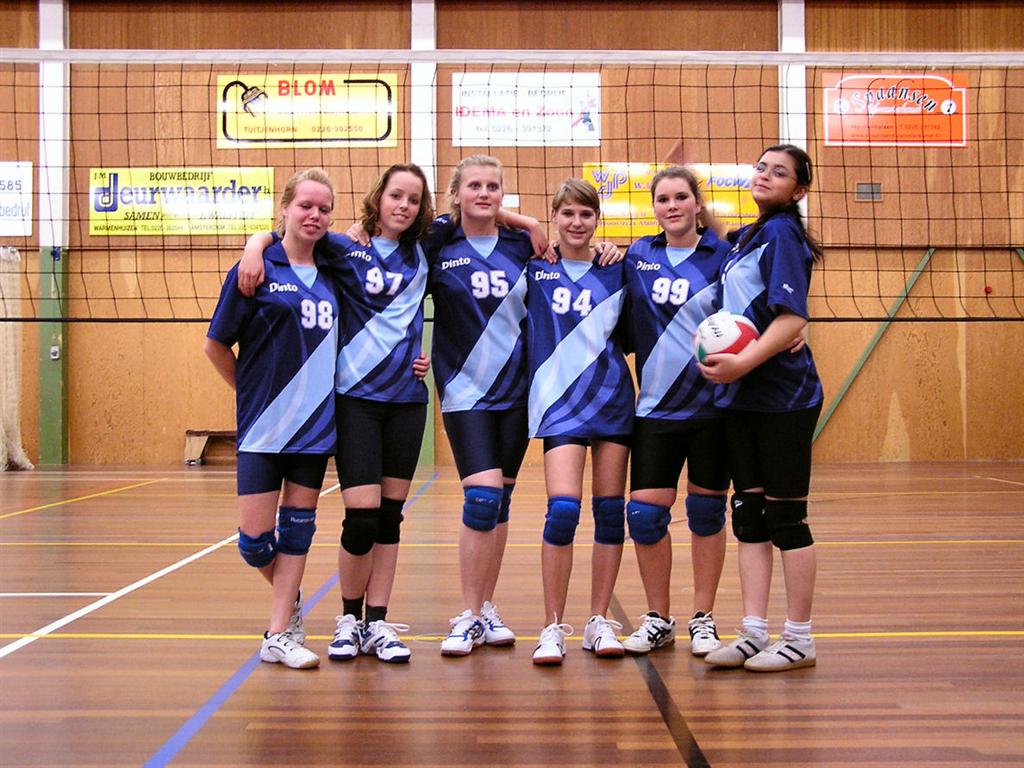 Meisjes B2 wint van VCJ B1